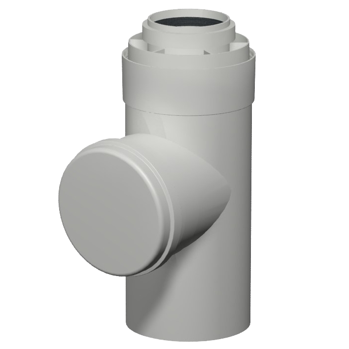 Viessmann AZ-Revisionsstück gerade 80/125 – Bild 2