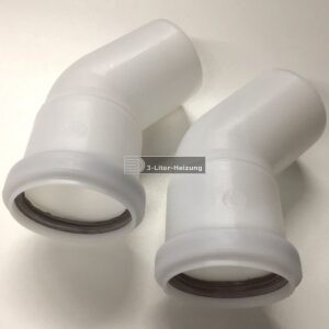 Viessmann Abgasbogen 45 Grad D=60 (2 Stück)