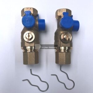 Satz Heizwasserarmaturen AP